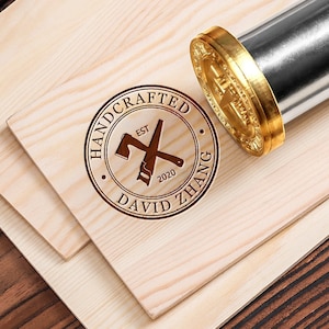 Branding iron for woodworking / Custom electric branding iron / Christmas gift for woodworker / Branding iron.