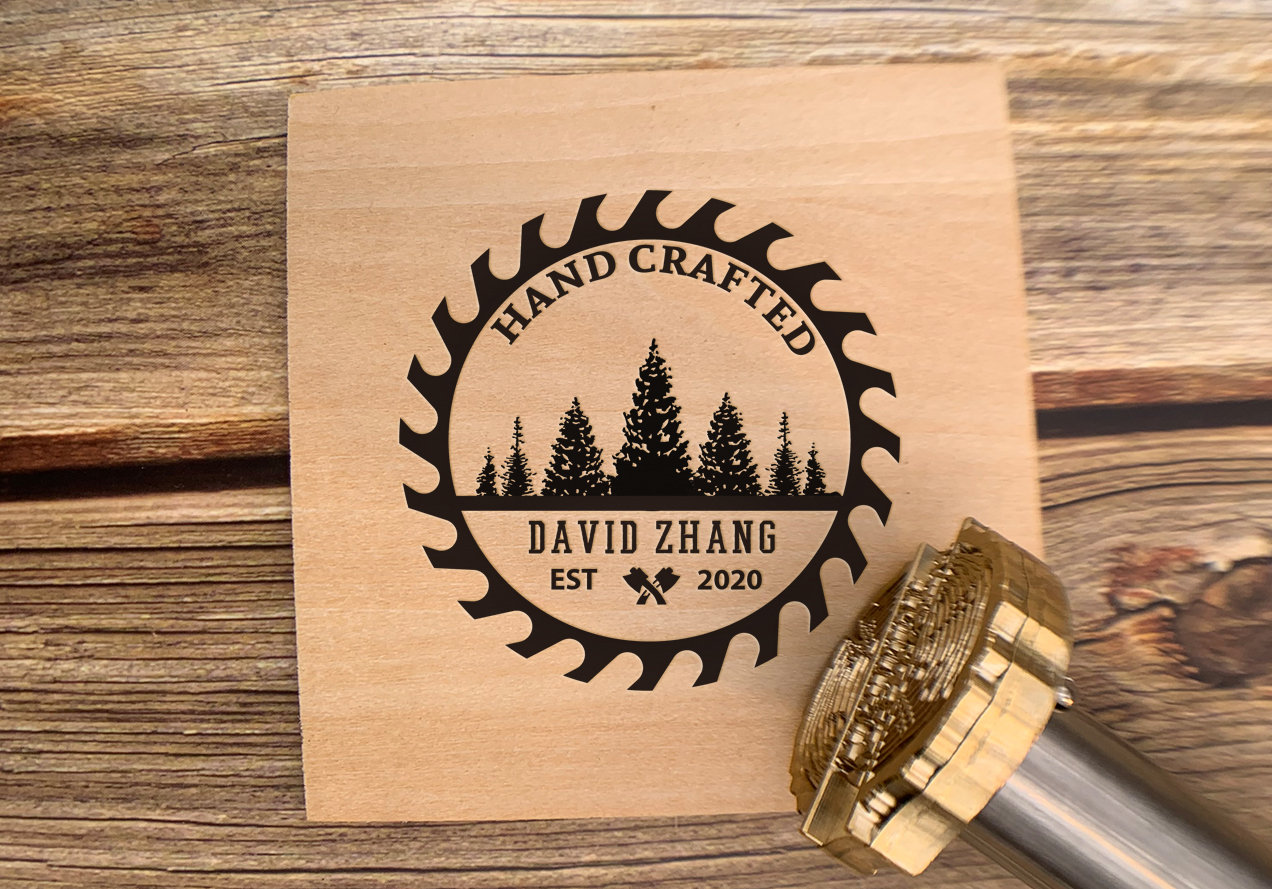 Custom wood Branding Iron for Woodworking/Custom wood burning Etsy