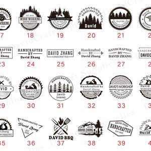 Custom Wood Branding Iron for Woodworkers,Custom electric branding iron for wood,Wood burning stamp,gift for boyfriend image 5