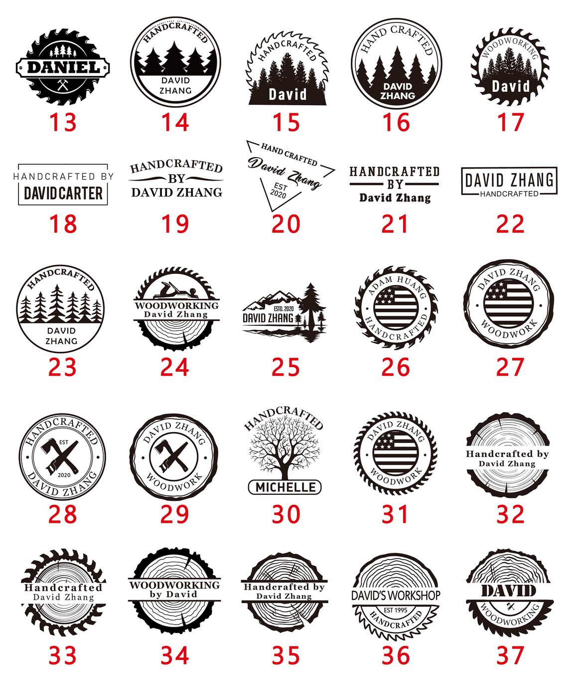 Custom Wood Burning Stamp With Electric Heater Woodworking Etsy