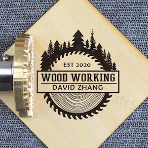 Custom electric branding iron for woodworking / Custom wood burning stamp / Wood Branding Iron / Custom Gift for Dad