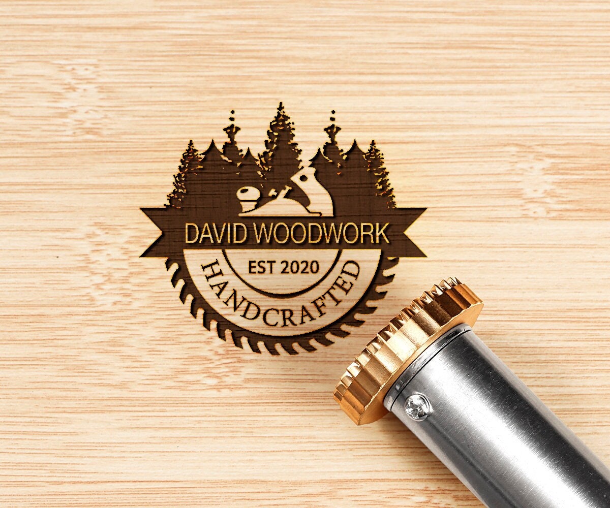 Custom Metal Stamp Heat Emboss Stamp / Custom Branding Iron / Etsy