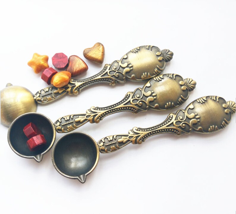 Vintage Wax Seal Spoon/ Wax Melting Spoon for Wax Seal Stamp/ Etsy