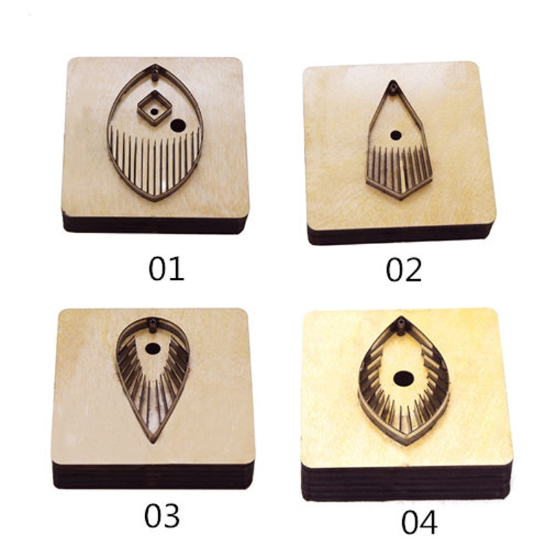 Leather Die Cutter/ Earring Leather Cutting Die / Teardrop Etsy