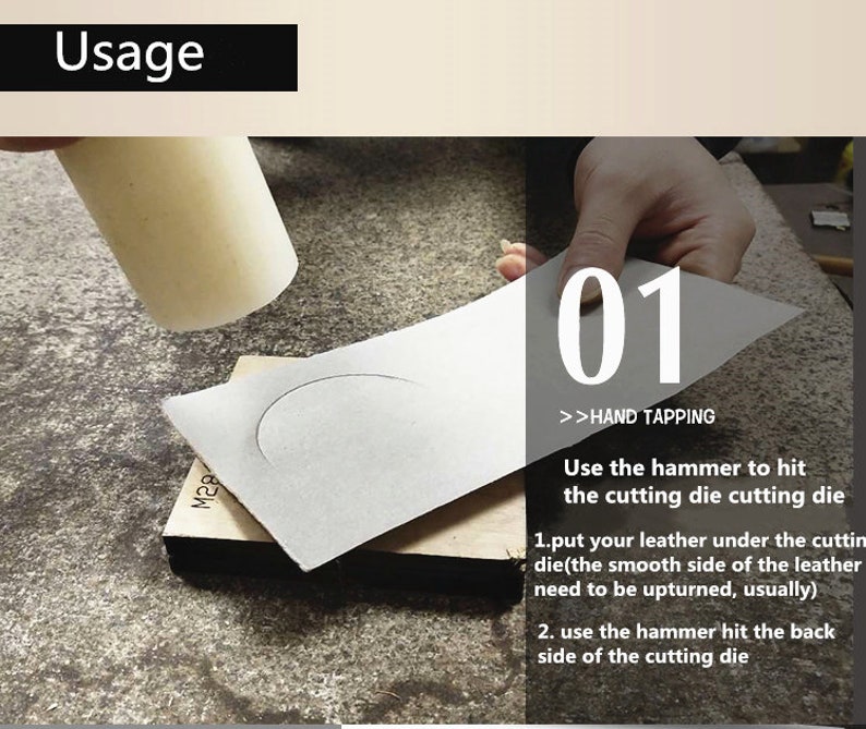 Teardrop Leather Cutting Die Leather Cutting Tools Leather Die Cutter Steel Leather Die Cut Mold