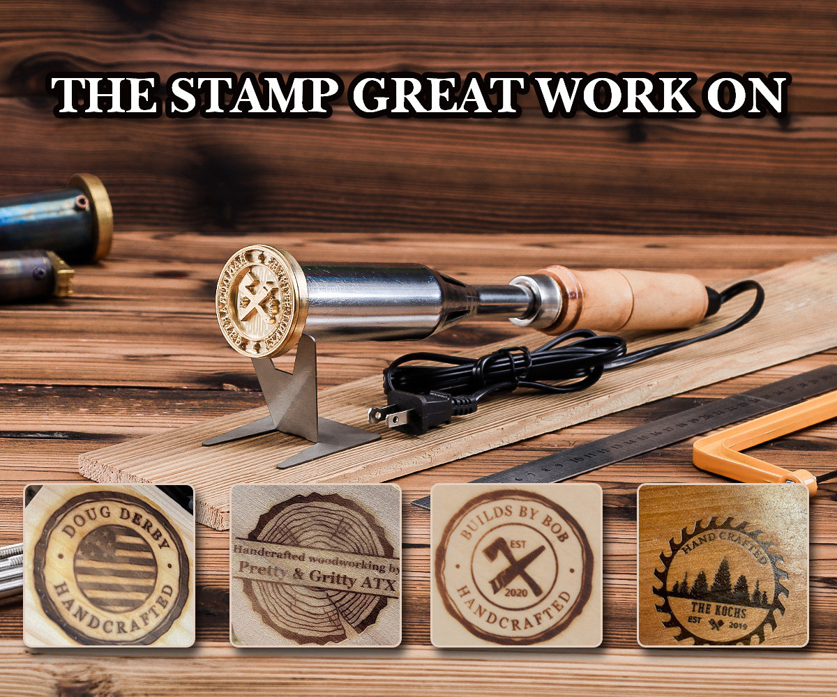 Personalized Wood Branding Iron / Wood Branding Iron / Leather - Etsy