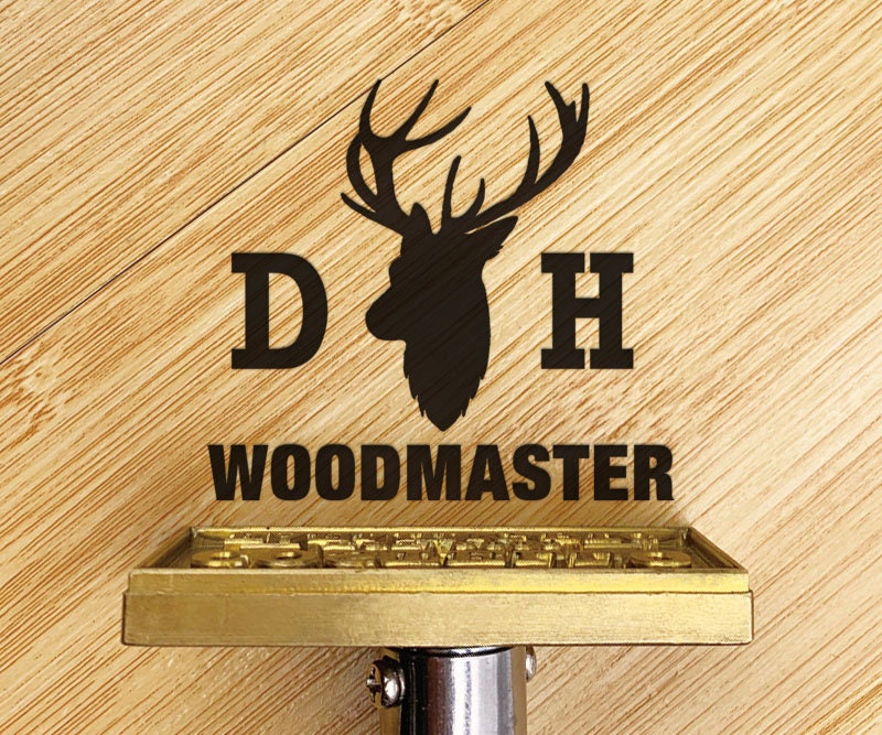 Custom Metal Stamp Heat Emboss Stamp / Wood Branding Iron Etsy