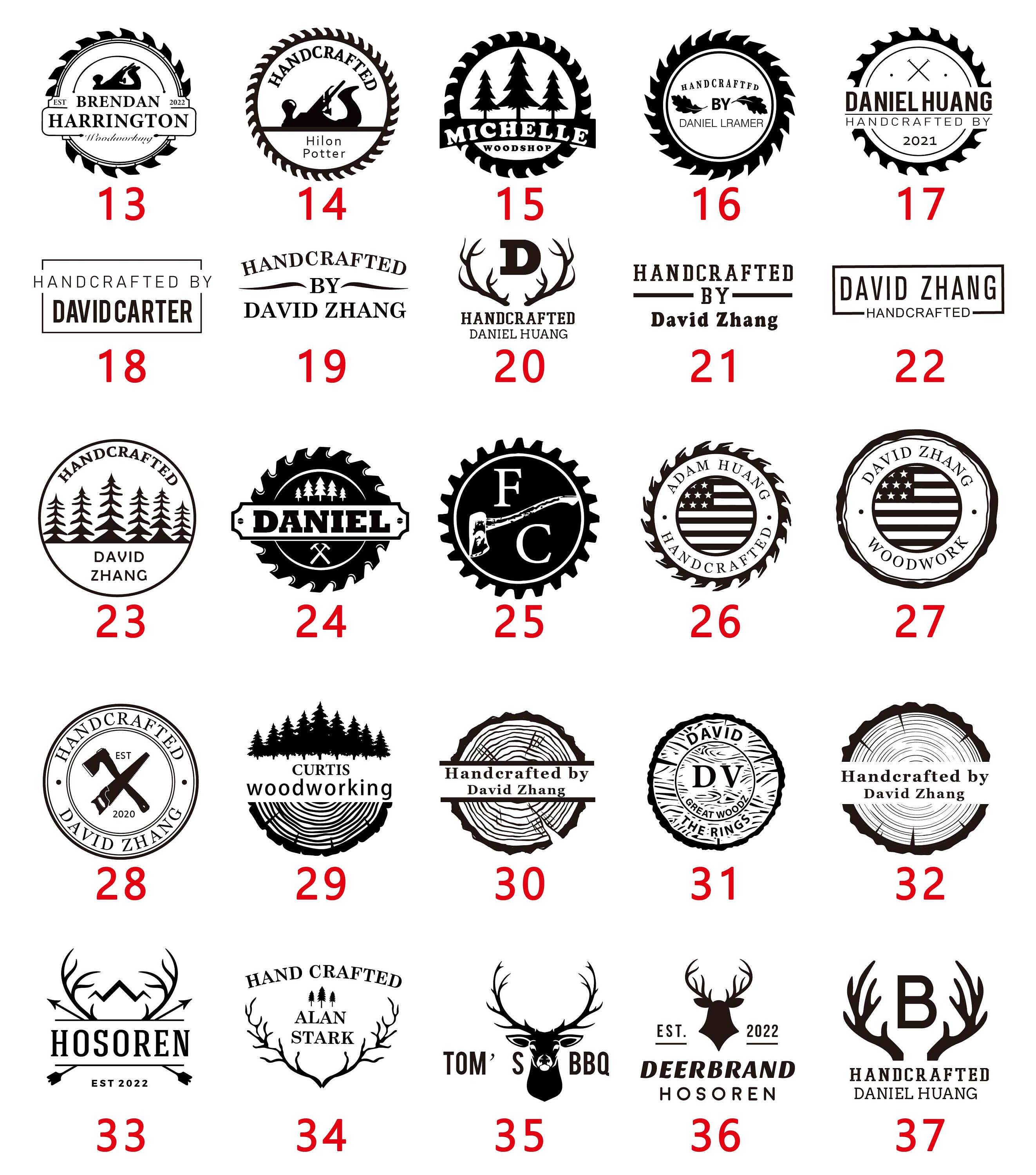 Custom Metal Stamp Heat Emboss Stamp / Wood Branding Iron Etsy UK