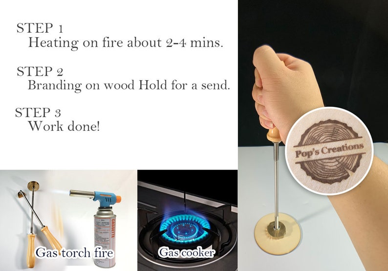 Custom Wood Branding Iron for Woodworking / Custom Branding - Etsy