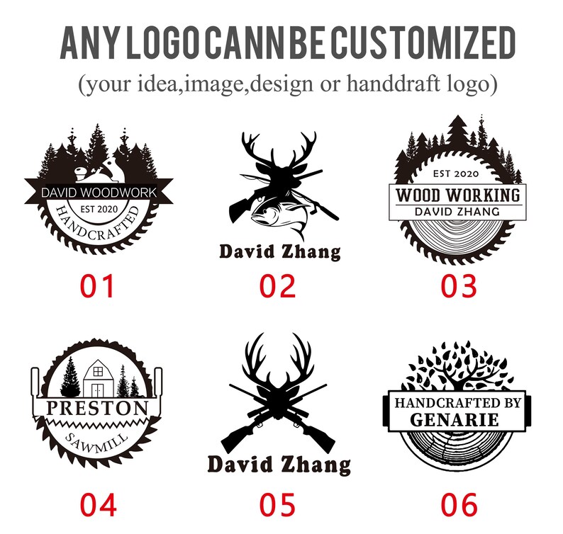 Custom Metal Stamp Heat Emboss Stamp / Wood Branding Iron Etsy