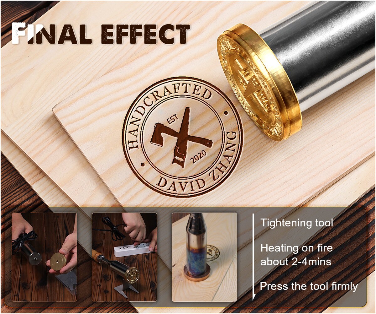 Wood burning 2024 monogram tool