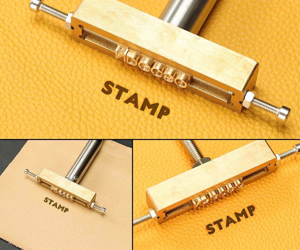 Custom Leather Stamp Letters 26 Alphabet Stamp Branding Iron Etsy