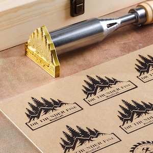 Mountain Branding iron / Custom brand iron/ Brand iron for wood / Custom Wood Branding Iron for Wood working / Handcrafted gift