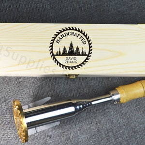 Big tree logo stamp,Wood branding iron,Electric wood burning stamp for woodworking , Signature wood branding ironr wood, Personalized logo