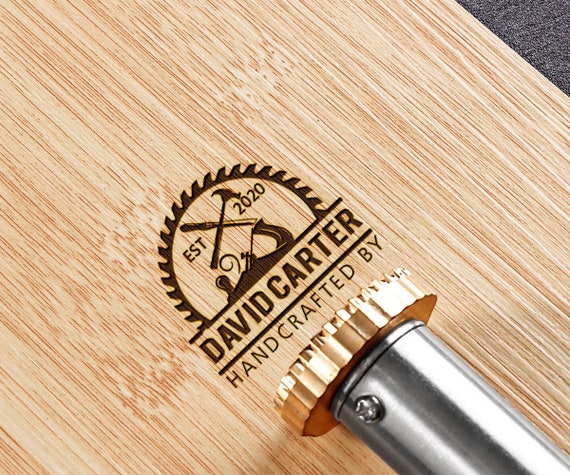 Custom Branding Iron for Woodworkers , Wood Burning Stamp With Heater ,  Wood Branding Iron Custom , Electric Branding Iron for Wood 