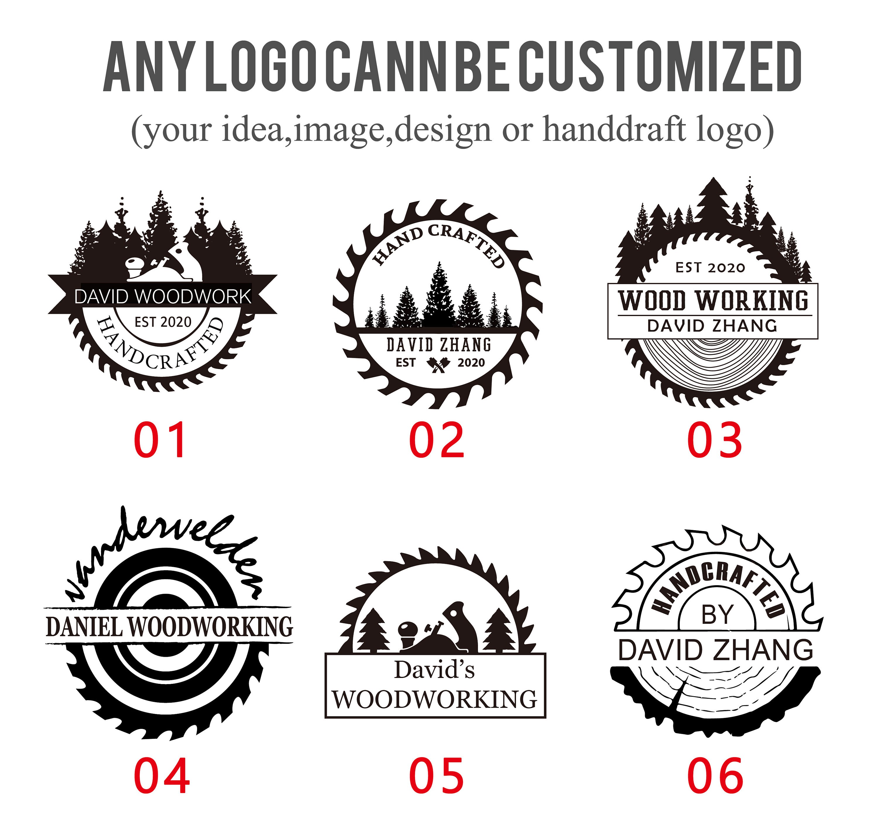 Custom Wood Burning Stamp With Electric Heater Woodworking Etsy