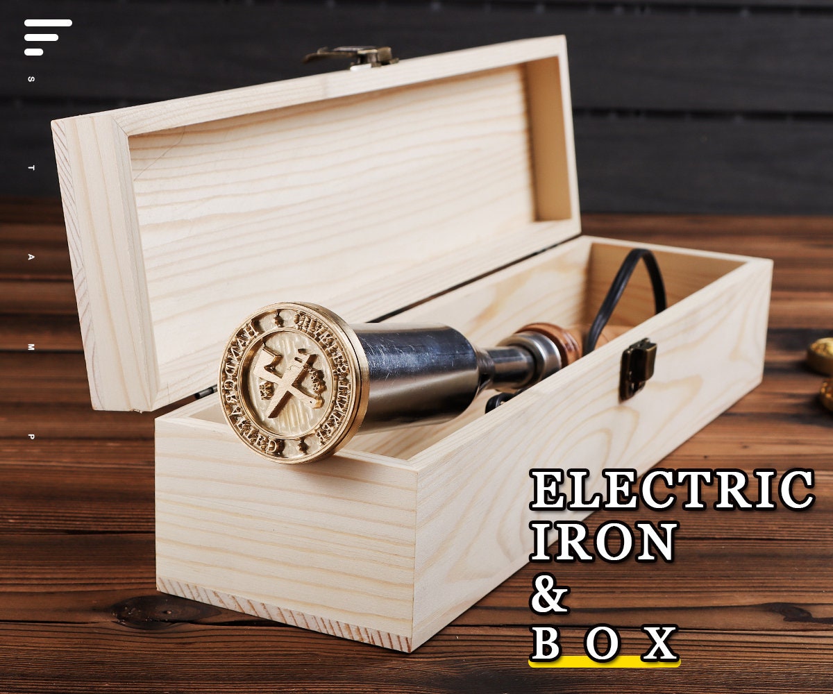 Custom Electric Branding Iron With Custom Stamp / Personalized Etsy