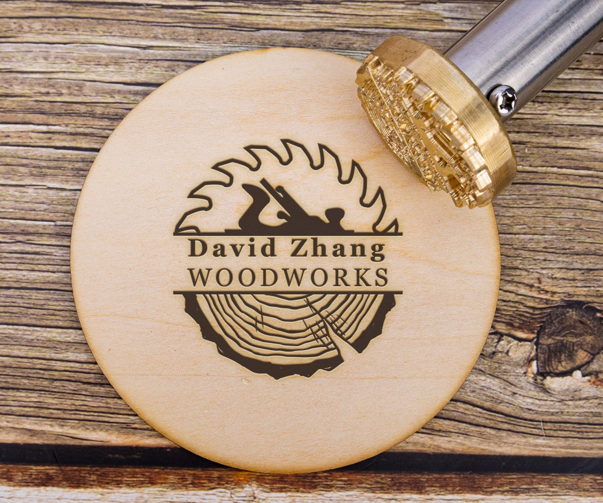 Sewing & Fiber Custom signature branding iron for woodworkers