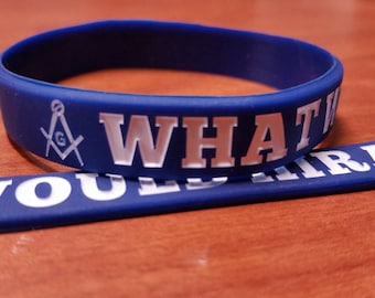 Masonic Wristband - What Would Hiram Do?