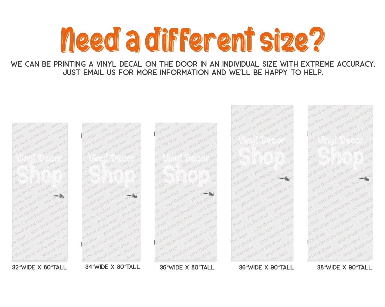 3d Door Decal, Wooden Door Decal, Bedroom Door Decor, Front Door Decal