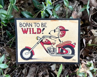 Born To Be Wild Tattoo Flash Print