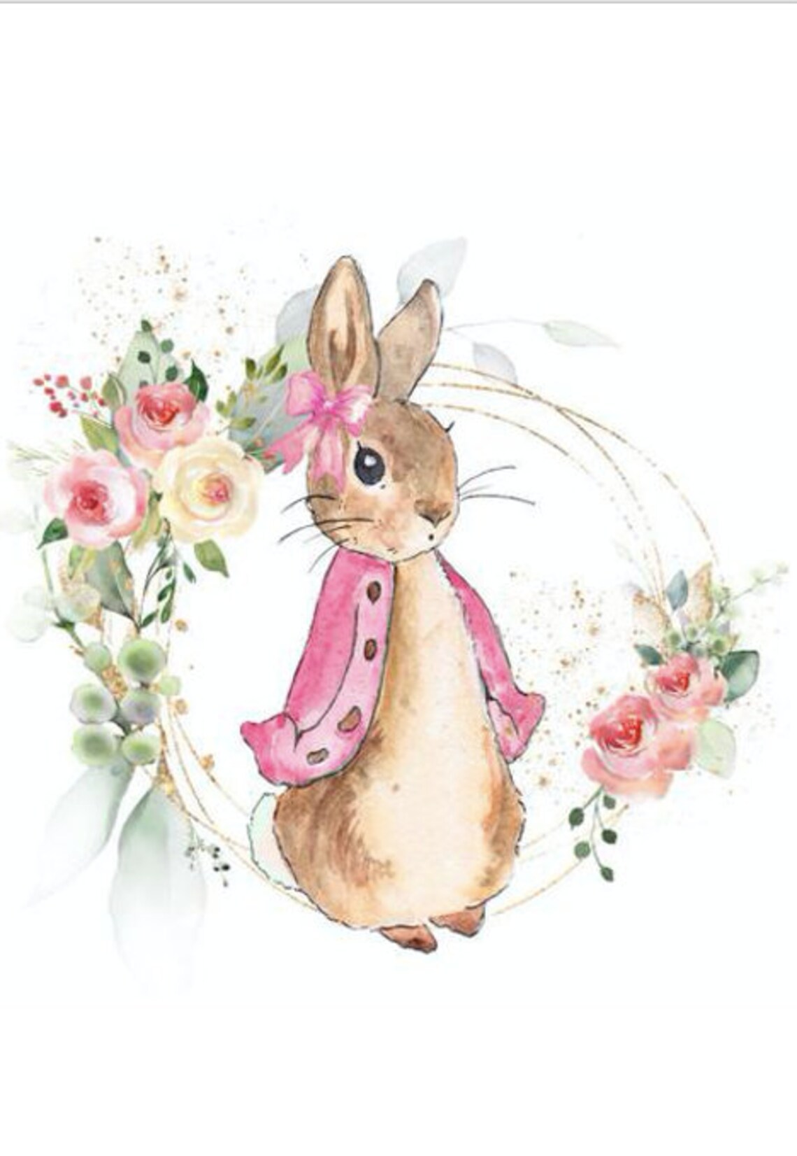 Peter Rabbit Nursery Prints Girl Nursery Decor Nursery Wall Etsy UK