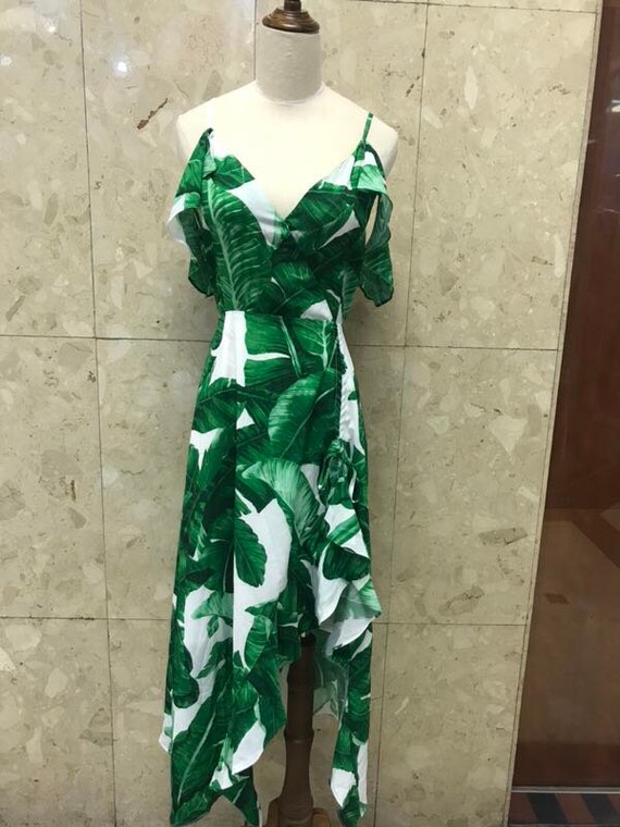 green summer dress