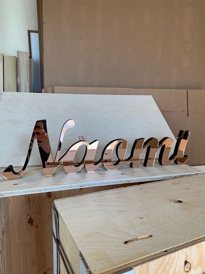 Stunning Personalized Name Decor Laser Cut Name Name Stand Etsy