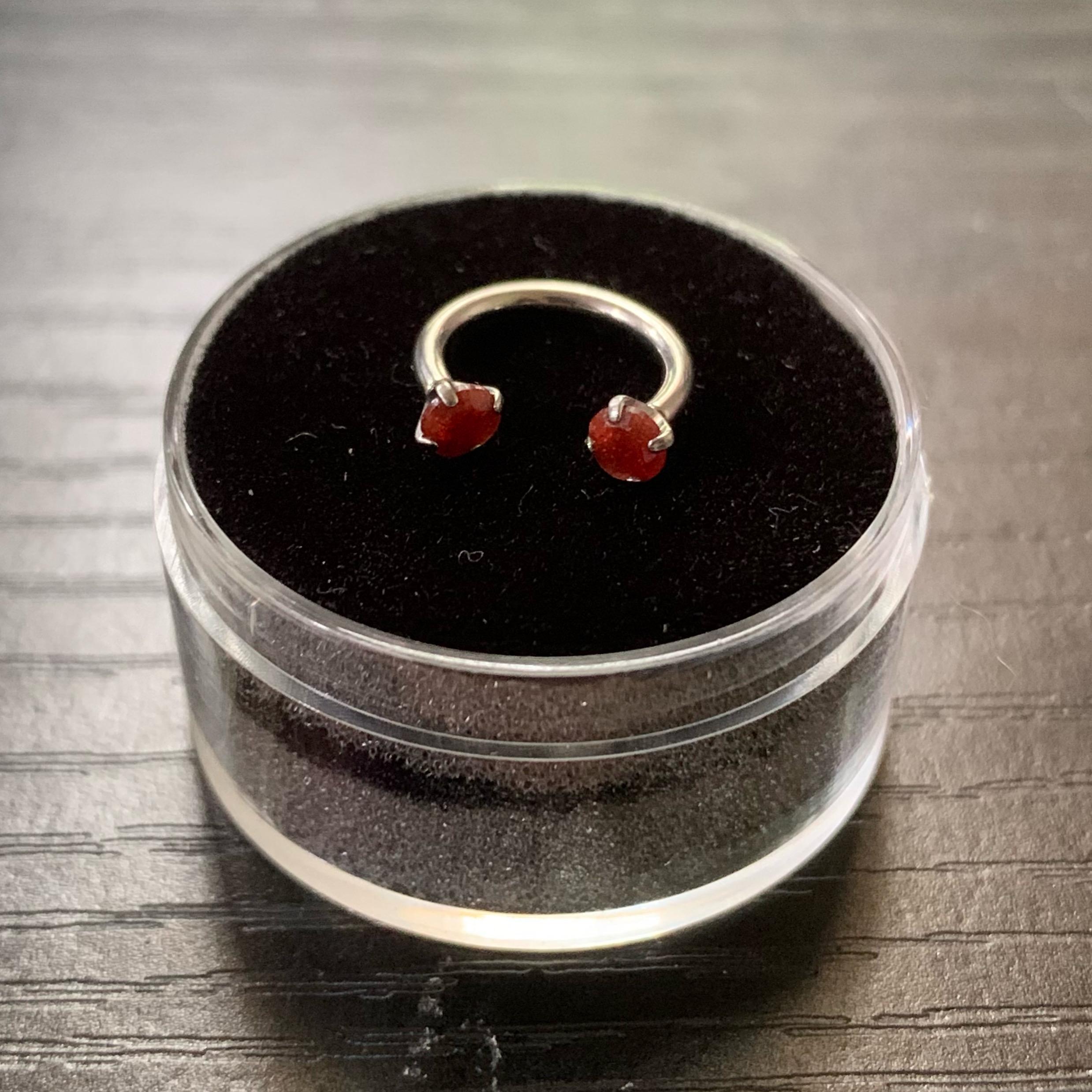 Custom Keepsake Blood Body Jewelry - ASTM F136 Titanium - Nose Ring ...