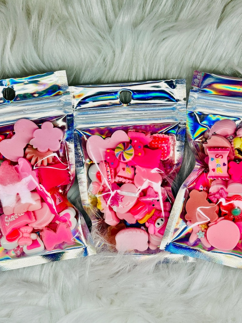 pink cute charms
