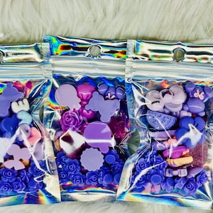 purple cute charms