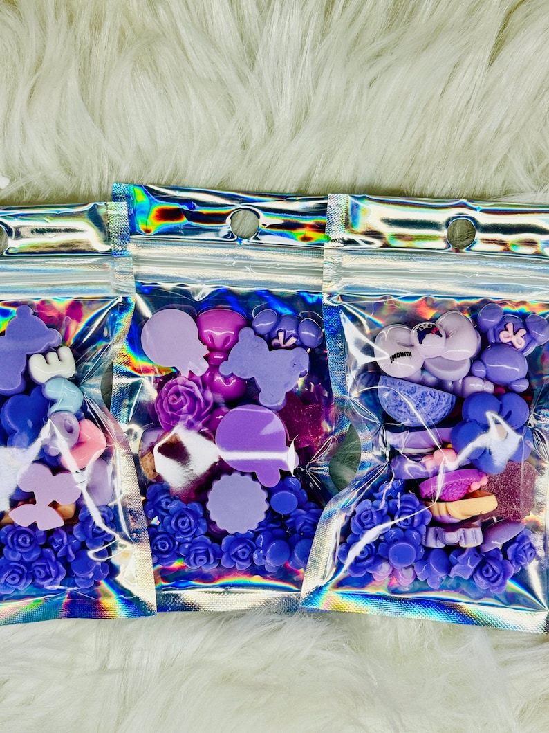 purple cute charms
