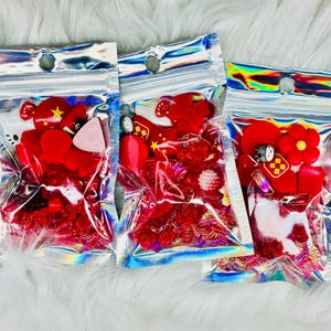 red cute charms