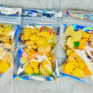 yellow cute charms