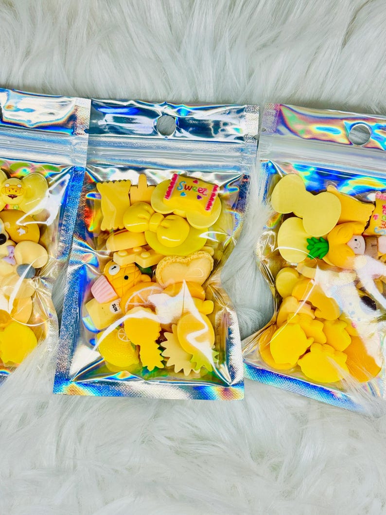 yellow cute charms