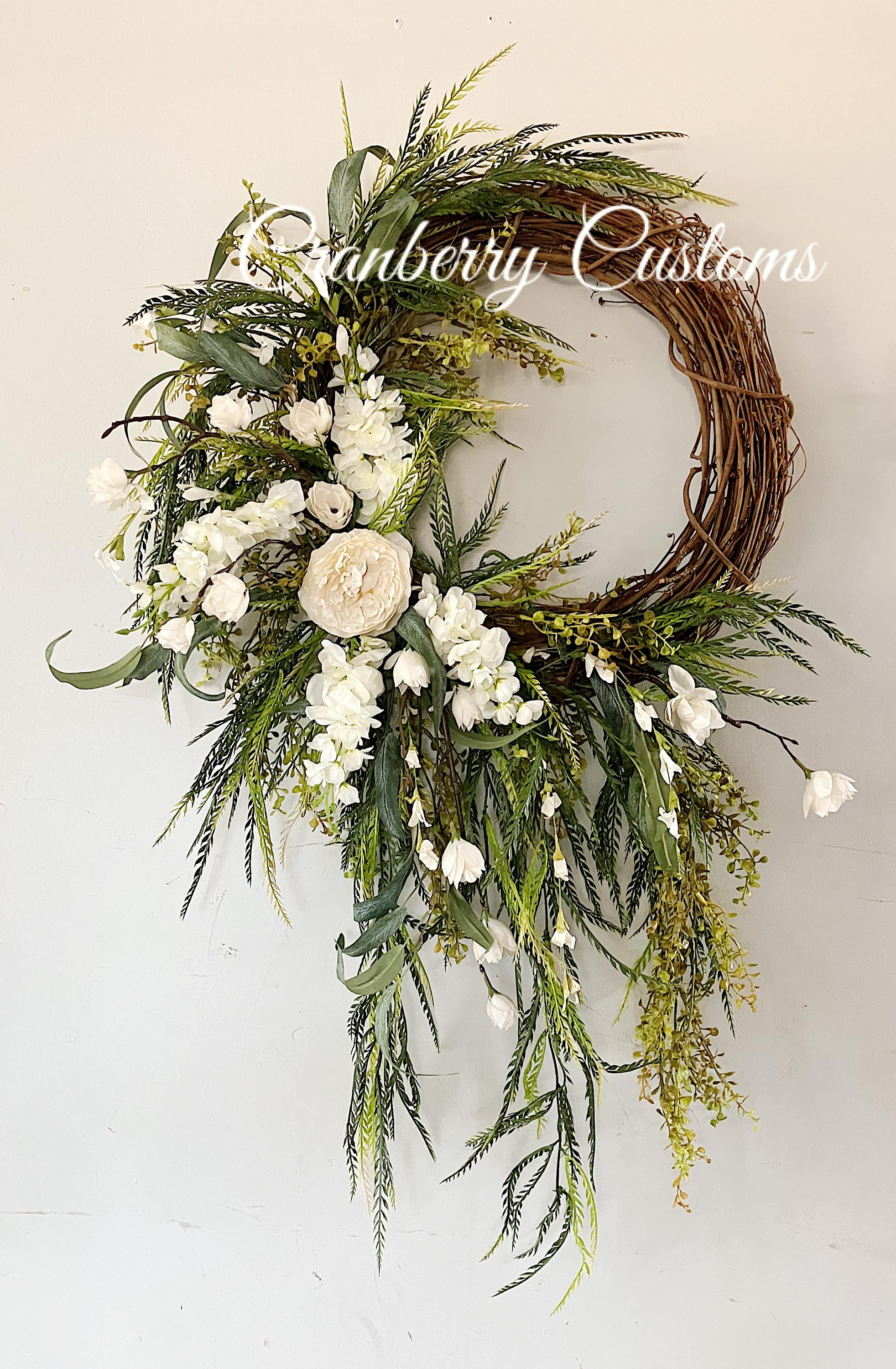 Floral Wreath. Spring Wreath. Wreath. Wreaths. 30” Wreath. Year Round ...