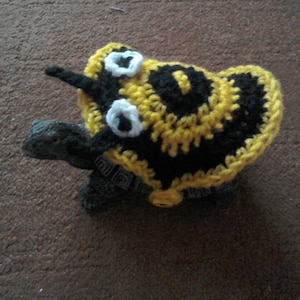 Tortoise Sweater Cozy Bumble Bee Design
