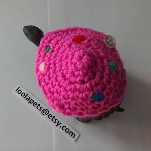 Crochet Strawberry Doughnut Costume Hat: Tortoise & Turtle Cozy