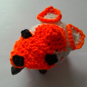 Handmade Crochet Fox Cozy: Tortoise Costume, Small Pet Clothing