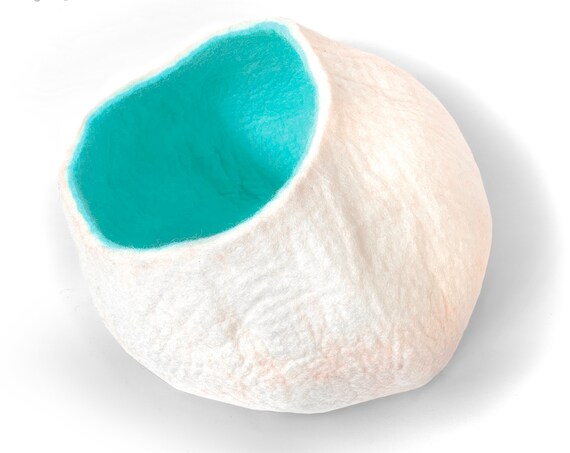 Turquoise + White Wool Cave