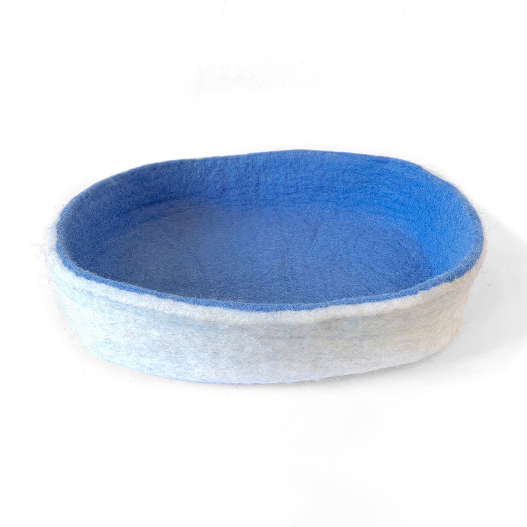 blue-wool-cat-bed-small-pet-wool-bed-handmade-wool-pet-bed-etsy-australia
