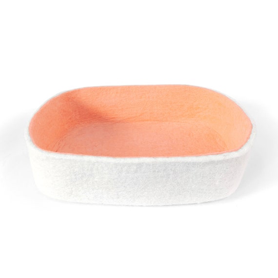 Peach Wool Flat Bed