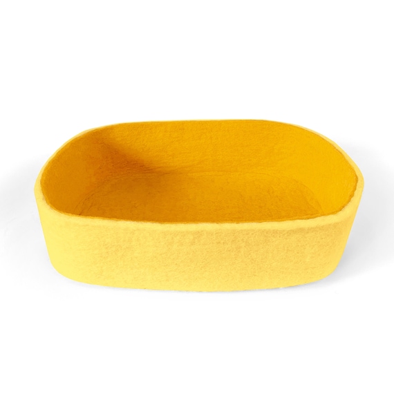 Double Yellow Wool Flat Bed