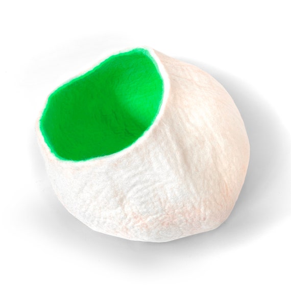 White + Green Wool Cave