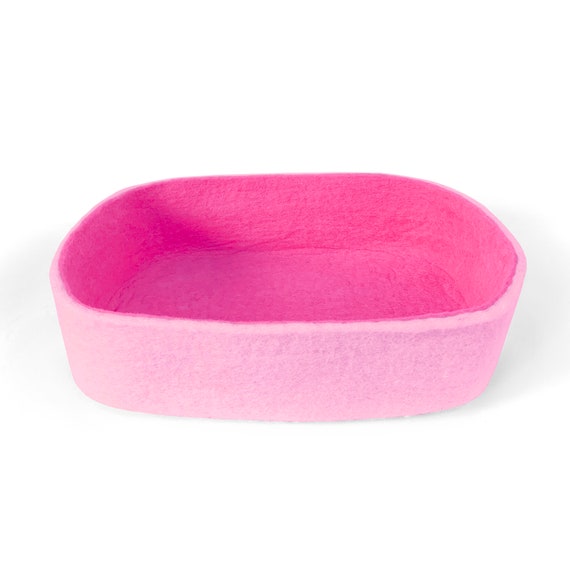 Double Pink Wool Flat Bed