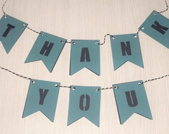 Thank You Banner SVG - Thank You Sign SVG - Thank You Bunting Banner SVG - Thank You Garland Svg - Thank You Decoration Svg