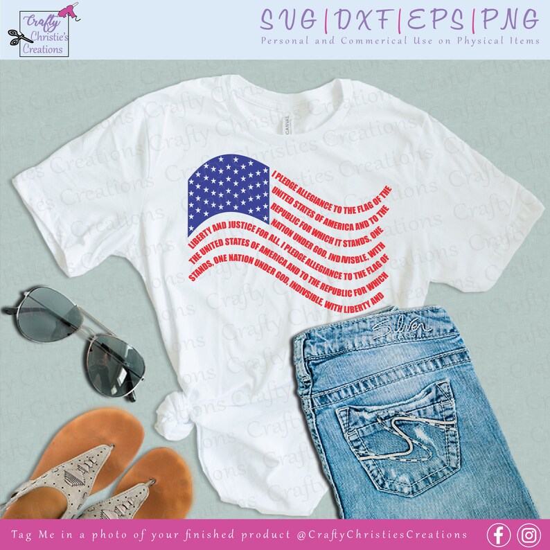 Download Pledge of allegiance svg American flag svg America svg | Etsy