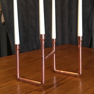 Copper candlestick