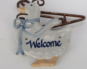 ウェルカムサイン ガチョウ、ルイビル ストーンウェア ガチョウの群れ