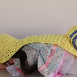 Baby Costume Snail, Blue and Yellow, Picture Prop for Baby,